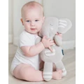Living Textiles - Eli the Elephant Knitted Toy - Animals (Grey) Eli the Elephant Knitted Toy