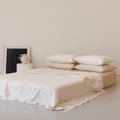 Roomie - 100% Organic Cotton Pillowcase Set - Home (White) 100% Organic Cotton Pillowcase Set