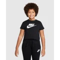 Nike - Futura Cropped Tee Kids - T-Shirts & Singlets (Black) Futura Cropped Tee - Kids