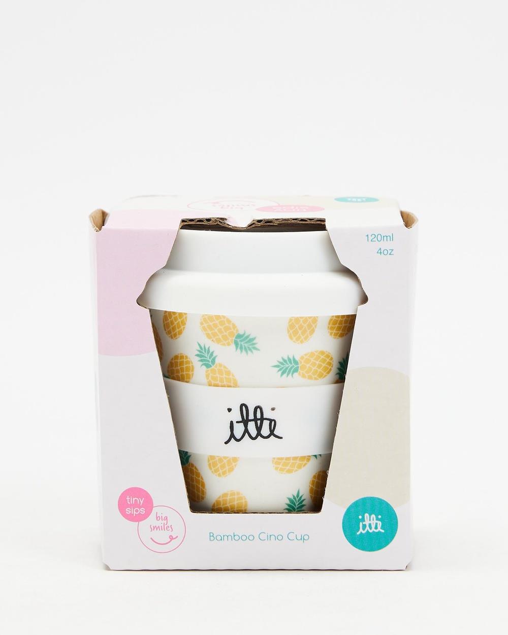 itti bitti - Reusable Baby Cino Cup with 2 Straws Pineapple Delight - Nursing & Feeding (Pineapple Delight) Reusable Baby Cino Cup with 2 Straws - Pineapple Delight