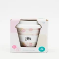 itti bitti - Reusable Baby Cino Cup with 2 Straws Seashells - Nursing & Feeding (Sea Shells) Reusable Baby Cino Cup with 2 Straws - Seashells