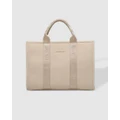 Louenhide - Manhattan Logo Tote Bag - Bags (Biscotti) Manhattan Logo Tote Bag