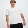 Reebok - Classic BV Short Sleeves Tee - T-Shirts & Singlets (Chalk & Moonstone) Classic BV Short Sleeves Tee
