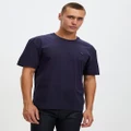 Calvin Klein - Cotton Comfort Fit T Shirt - T-Shirts & Singlets (Night Sky) Cotton Comfort Fit T-Shirt