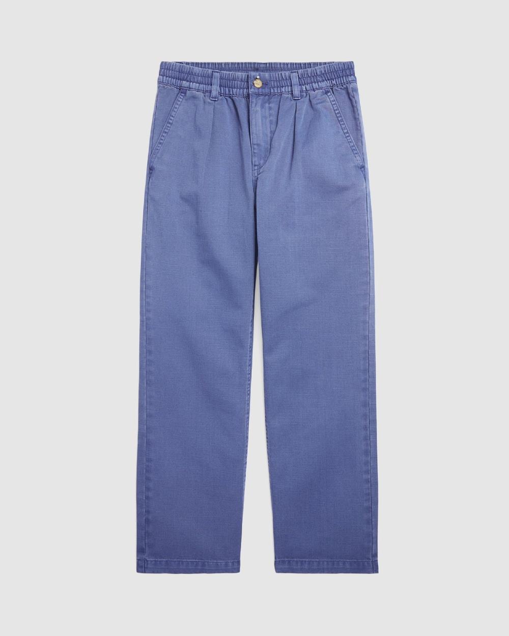 Polo Ralph Lauren - Cotton Chino Drawstring Pants Teens - Pants (Navy) Cotton Chino Drawstring Pants - Teens