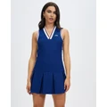 Lacoste - Heritage Tennis Dress - Dresses (Methylene) Heritage Tennis Dress