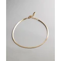 Luv Aj - Classique Herringbone Necklace - Jewellery (Gold) Classique Herringbone Necklace