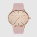 Armani Exchange - Pink Analog Watch - Watches (ROSE GOLD) Pink Analog Watch