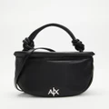 Armani Exchange - Small Hobo Bag - Handbags (Black) Small Hobo Bag