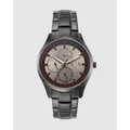 Armani Exchange - Gun Metal Chronograph Watch - Watches (Gunmetal) Gun-Metal Chronograph Watch