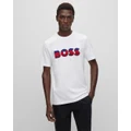 BOSS - Tiburt T Shirt - T-Shirts & Singlets (White) Tiburt T-Shirt