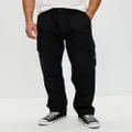 Calvin Klein Jeans - Essential Regular Cargo Pants - Pants (Black) Essential Regular Cargo Pants