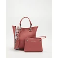 Emporio Armani - Vertical Shopping Bag - Bags (Blush & Cipria) Vertical Shopping Bag