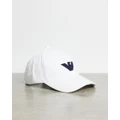 Emporio Armani - Logo Cap - Headwear (White) Logo Cap