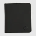 Quiksilver - Mens Mack Cardy Tri Fold Wallet - Wallets (BLACK) Mens Mack Cardy Tri Fold Wallet