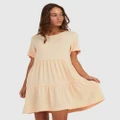 Roxy - Womens Dream Destiny Mini Dress - Dresses (PEACH PARFAIT) Womens Dream Destiny Mini Dress