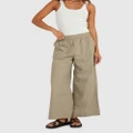 Roxy - Womens Lekeitio Bay Beach Trousers - Pants (WARM TAUPE) Womens Lekeitio Bay Beach Trousers