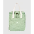 Roxy - Sunny Palm Lunch Bag - Swimming / Towels (QUIET GREEN) Sunny Palm Lunch Bag