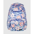 Roxy - Womens Shadow Swell 24 L Medium Backpack - Bags (MARLIN FUNKY PALM) Womens Shadow Swell 24 L Medium Backpack