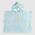 Roxy - Girls Stay Magical Poncho Towel - Towels (ARUBA BLUE TEENIE DITSY) Girls Stay Magical Poncho Towel