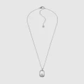 Skagen - Essential Waves Silver Tone Pedant Necklace - Jewellery (Silver) Essential Waves Silver Tone Pedant Necklace