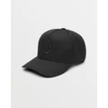 Volcom - Embossed Stone Adjustable Hat - Headwear (Stealth) Embossed Stone Adjustable Hat