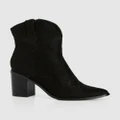 City Chic - WIDE FIT Elodie Mid Boot - Ankle Boots (Black) WIDE FIT Elodie Mid Boot