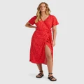 Roxy - Indigo Sand Midi Dress For Women - Dresses (BITTERSWEET CONFETTI) Indigo Sand Midi Dress For Women