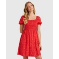 Roxy - Hello Petal Mini Dress For Women - Dresses (BITTERSWEET CONFETTI) Hello Petal Mini Dress For Women