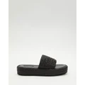 Tony Bianco - Capri Sandals - Sandals (Black Raffia) Capri Sandals