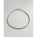 Luv Aj - Mini Flex Snake Chain Necklace - Jewellery (Gold) Mini Flex Snake Chain Necklace