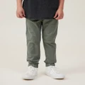 Cotton On Kids - Will Cuffed Chino Pant - Pants (GREEN) Will Cuffed Chino Pant