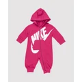 Nike - Play All Day Coverall Babies - Longsleeve Rompers (Rush Pink) Play All Day Coverall - Babies
