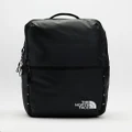 The North Face - Small Base Camp Voyager Daypack - Backpacks (Black & White) Small Base Camp Voyager Daypack