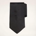 BROOKS BROTHERS - Formal Silk Satin Regular Tie - Ties (BLACK) Formal Silk Satin Regular Tie