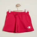Champion - C Logo Shorts Babies - Shorts (Disco Pink) C-Logo Shorts - Babies