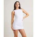 Subtitled - Jordi Mini Linen Backless Dress - Dresses (WHITE) Jordi Mini Linen Backless Dress