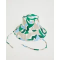 Subtitled - Coko Canvas Reversible Wide Bucket Hat - Headwear (MULTI COLOUR) Coko Canvas Reversible Wide Bucket Hat