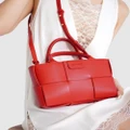Belle & Bloom - Little Love Woven Crossbody Bag - Bags (Red) Little Love Woven Crossbody Bag