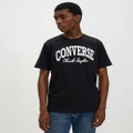 Converse - All Star Essentials Graphic Tee - T-Shirts & Singlets (Black) All Star Essentials Graphic Tee
