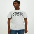 Converse - All Star Essentials Graphic Tee - T-Shirts & Singlets (Grey Heather) All Star Essentials Graphic Tee