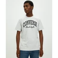 Converse - All Star Essentials Graphic Tee - T-Shirts & Singlets (Grey Heather) All Star Essentials Graphic Tee