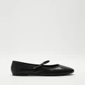 Alias Mae - Pierce Flats - Ballet Flats (Black Leather) Pierce Flats