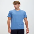 Ben Sherman - Signature Chest Embroidery Tee - T-Shirts & Singlets (Lake) Signature Chest Embroidery Tee