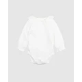 Bebe by Minihaha - Ciara Lace Collar Bodysuit Babies Kids - All onesies (Cloud) Ciara Lace Collar Bodysuit - Babies-Kids