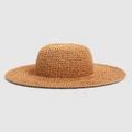 Billabong - Sunnyside Straw Hat For Women - Hats (TOASTED NUT) Sunnyside Straw Hat For Women