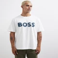 BOSS - Digital Logo T Shirt - T-Shirts & Singlets (Natural) Digital Logo T-Shirt