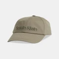 Calvin Klein - Embroidery BB Cap - Headwear (Delta Green) Embroidery BB Cap