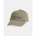 Calvin Klein - Embroidery BB Cap - Headwear (Delta Green) Embroidery BB Cap