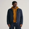 Gant - Quilted Windcheater - Coats & Jackets (EVENING BLUE) Quilted Windcheater